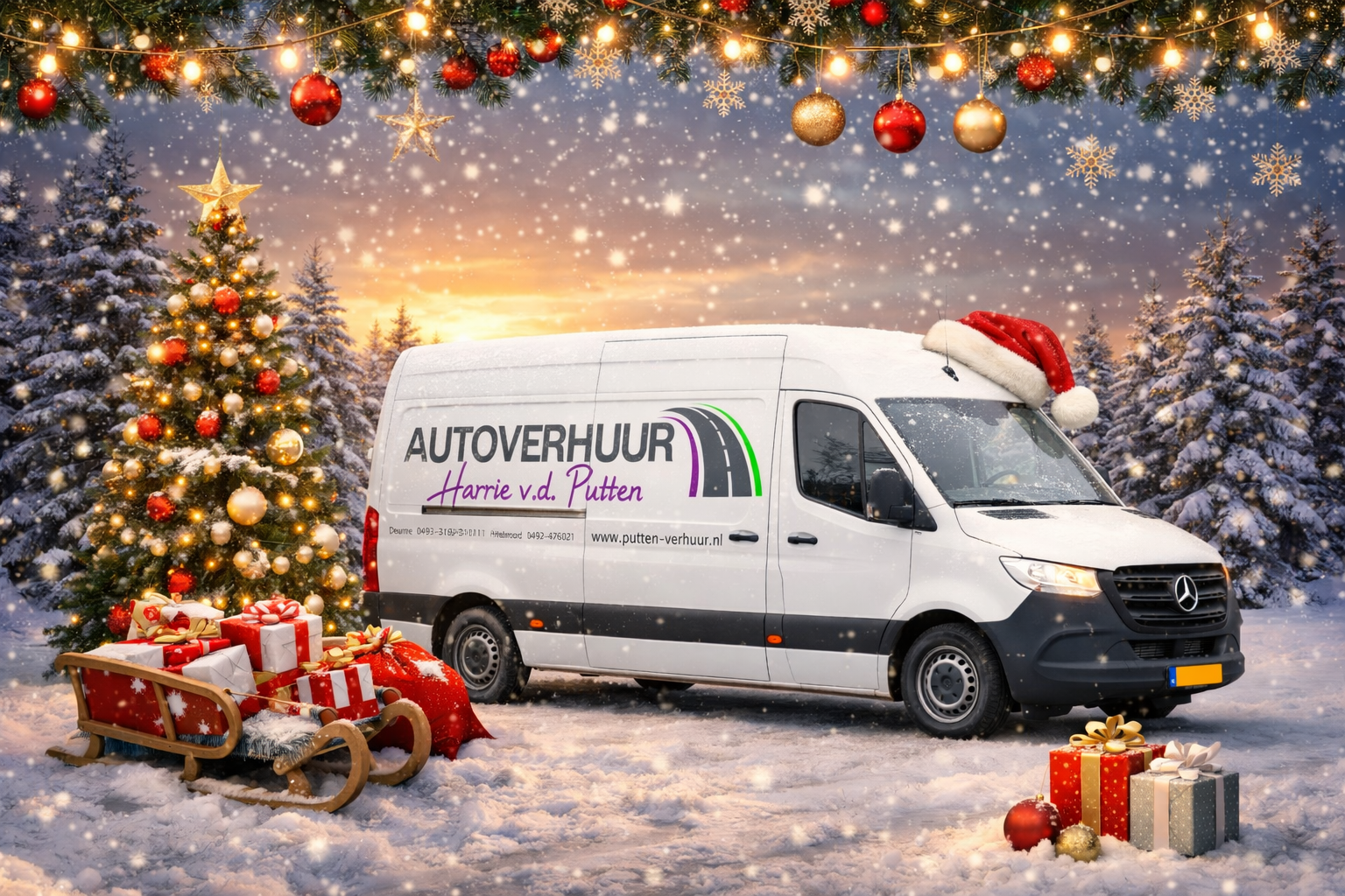 Openingstijden kerstdagen autoverhuur Harrie van der Putten